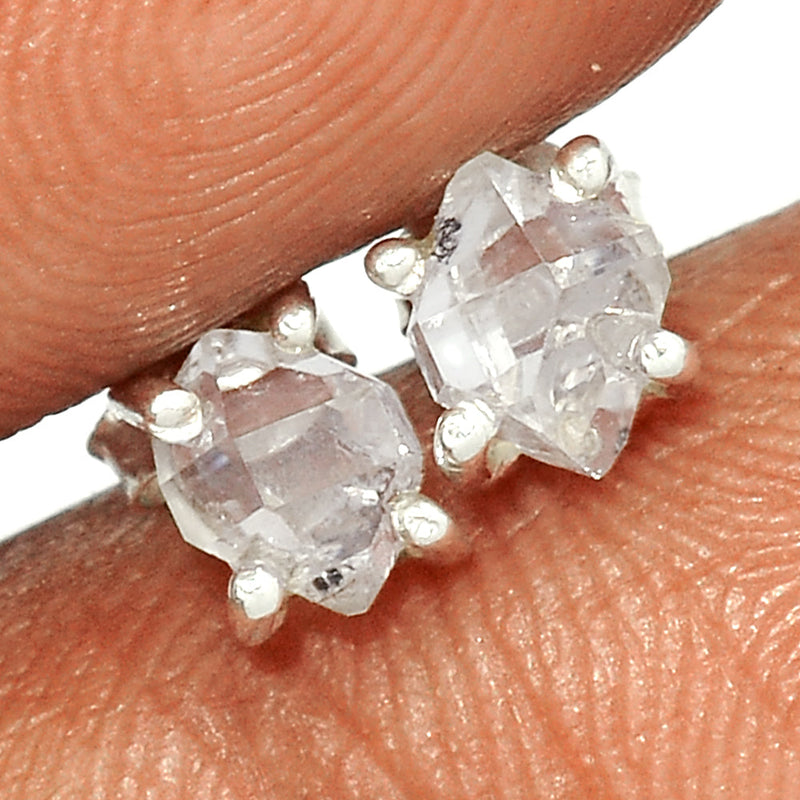 Claw - Herkimer Diamond Studs - HKDS529