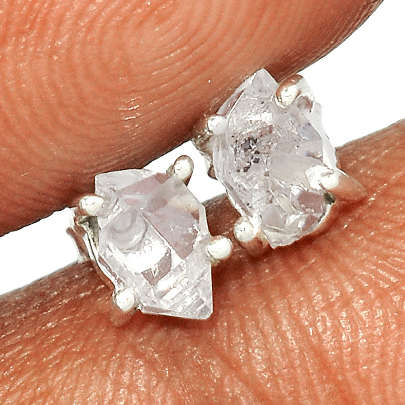 Claw - Herkimer Diamond Studs - HKDS530