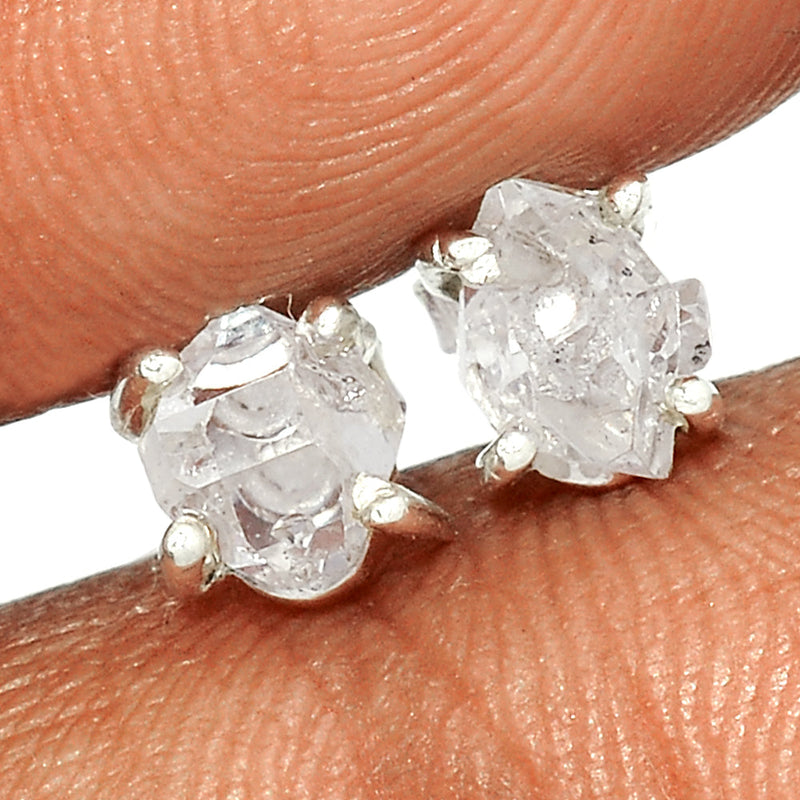 Claw - Herkimer Diamond Studs - HKDS531