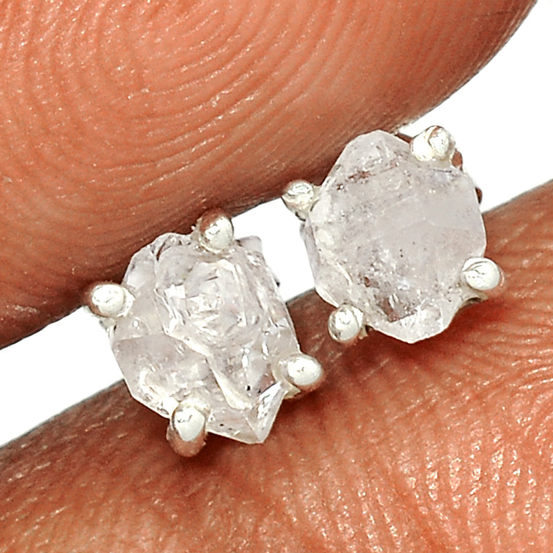 Claw - Herkimer Diamond Studs - HKDS535