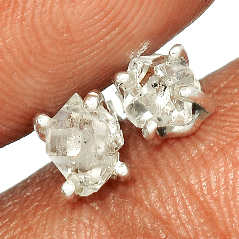 Claw - Herkimer Diamond Studs - HKDS538