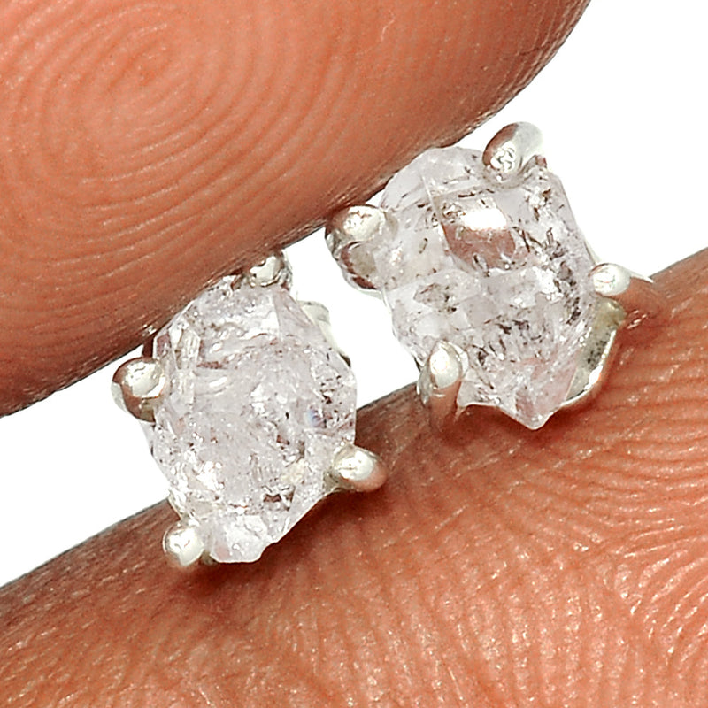 Claw - Herkimer Diamond Studs - HKDS544