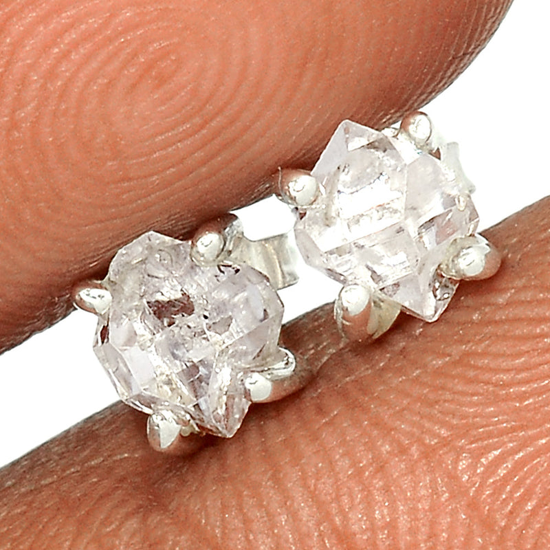 Claw - Herkimer Diamond Studs - HKDS545