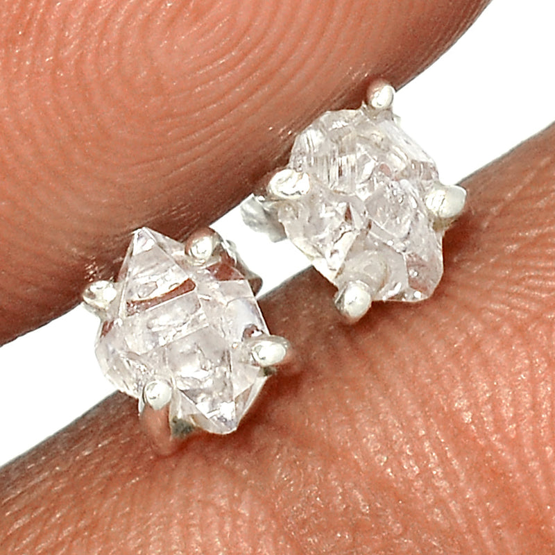 Claw - Herkimer Diamond Studs - HKDS547