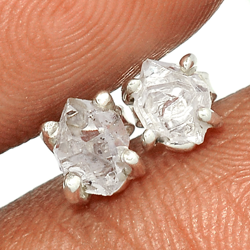 Claw - Herkimer Diamond Studs - HKDS553