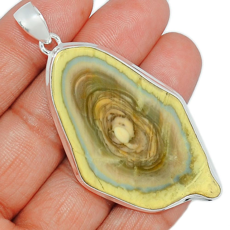 2.6" Imperial Jasper Slice Pendants - IJSP307