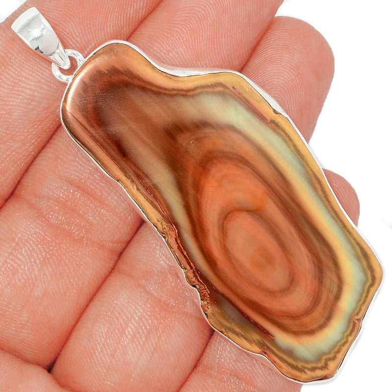 2.7" Imperial Jasper Slice Pendants - IJSP326