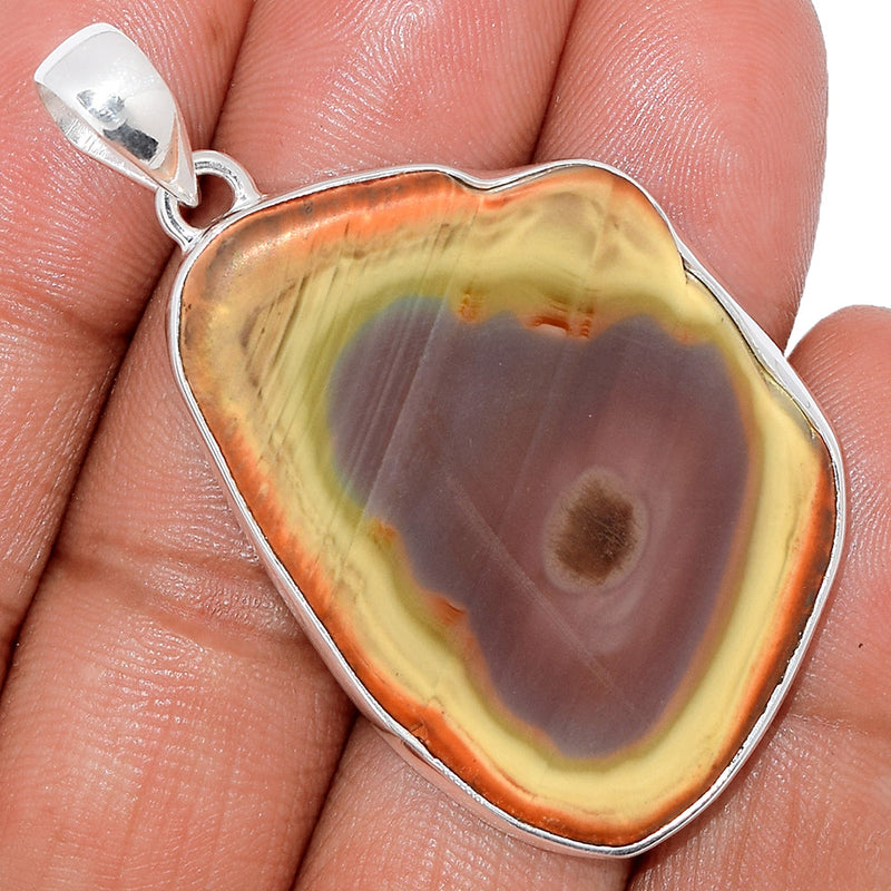 2" Imperial Jasper Slice Pendants - IJSP363