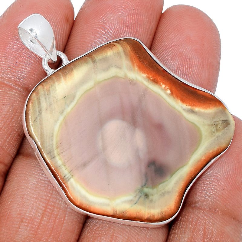 1.8" Imperial Jasper Slice Pendants - IJSP377