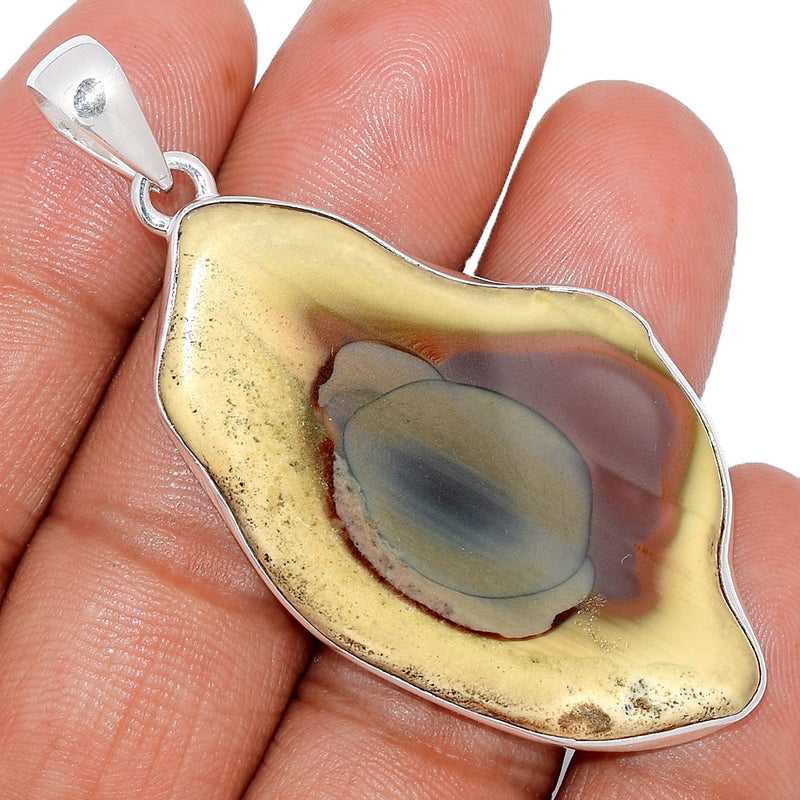 2.3" Imperial Jasper Slice Pendants - IJSP381