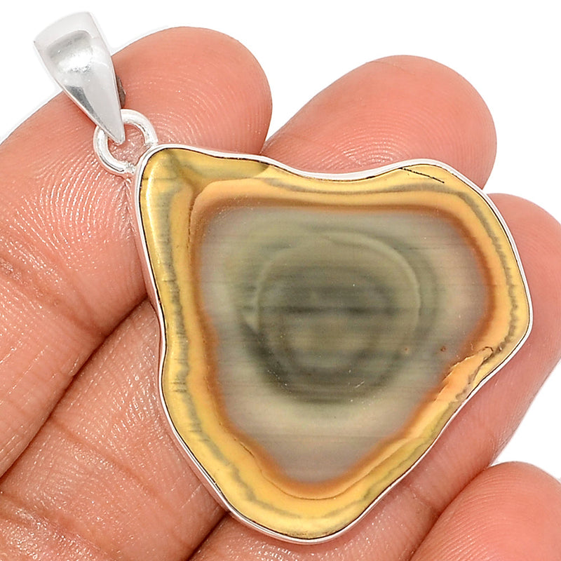 1.8" Imperial Jasper Slice Pendants - IJSP383