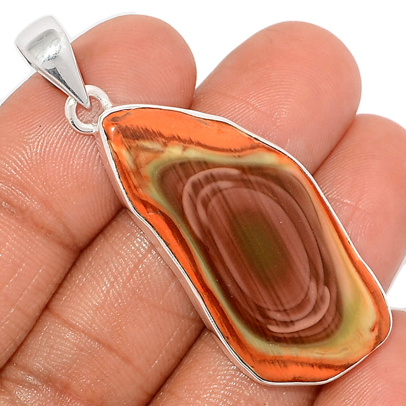 2.1" Imperial Jasper Slice Pendants - IJSP393