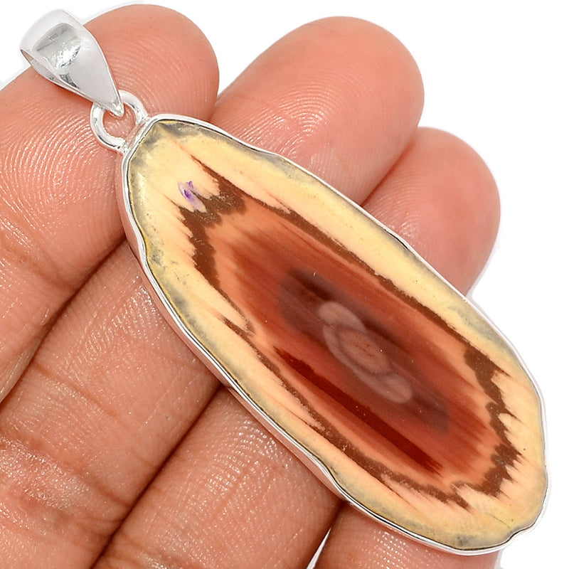 2.6" Imperial Jasper Slice Pendants - IJSP403