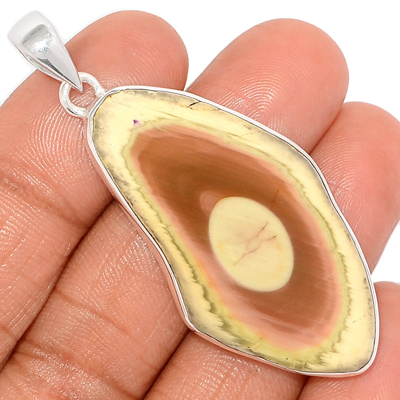 2.3" Imperial Jasper Slice Pendants - IJSP406