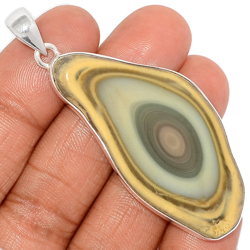 2.5" Imperial Jasper Slice Pendants - IJSP414