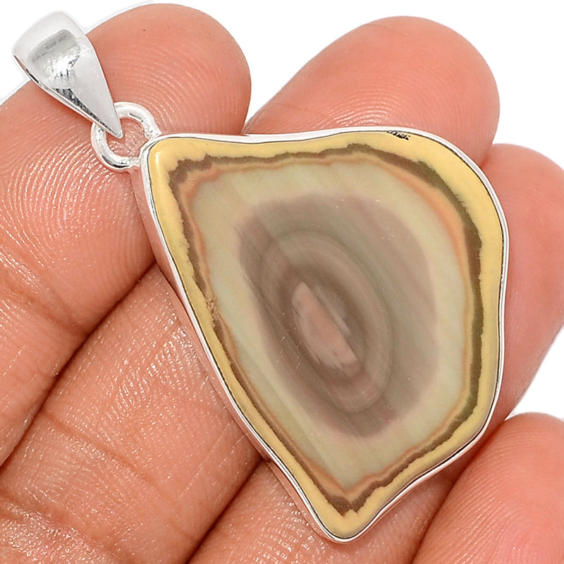 1.8" Imperial Jasper Slice Pendants - IJSP423