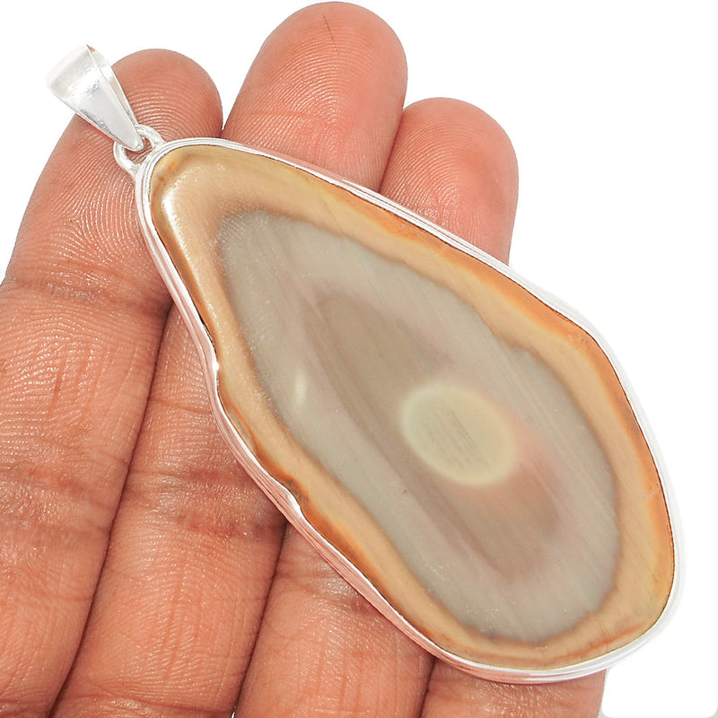 3.2" Imperial Jasper Slice Pendants - IJSP441