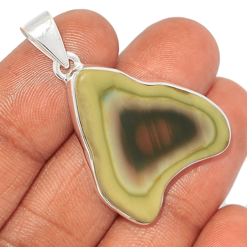 1.7" Imperial Jasper Slice Pendants - IJSP446