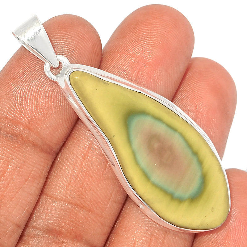 2.2" Imperial Jasper Slice Pendants - IJSP449