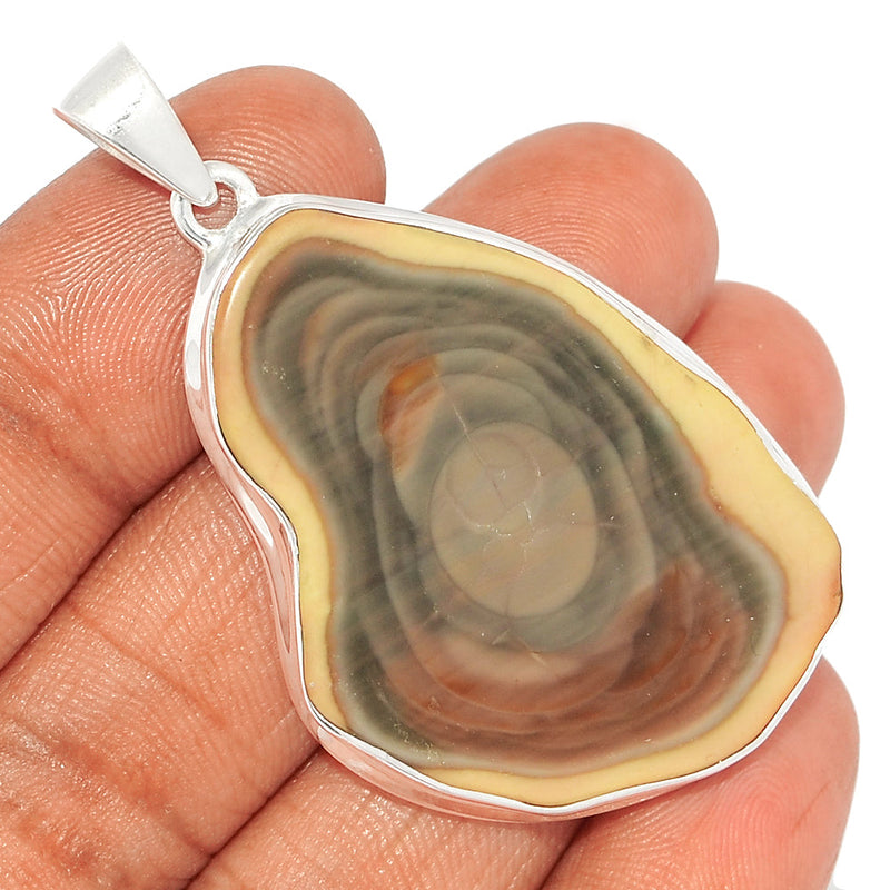 2.2" Imperial Jasper Slice Pendants - IJSP455