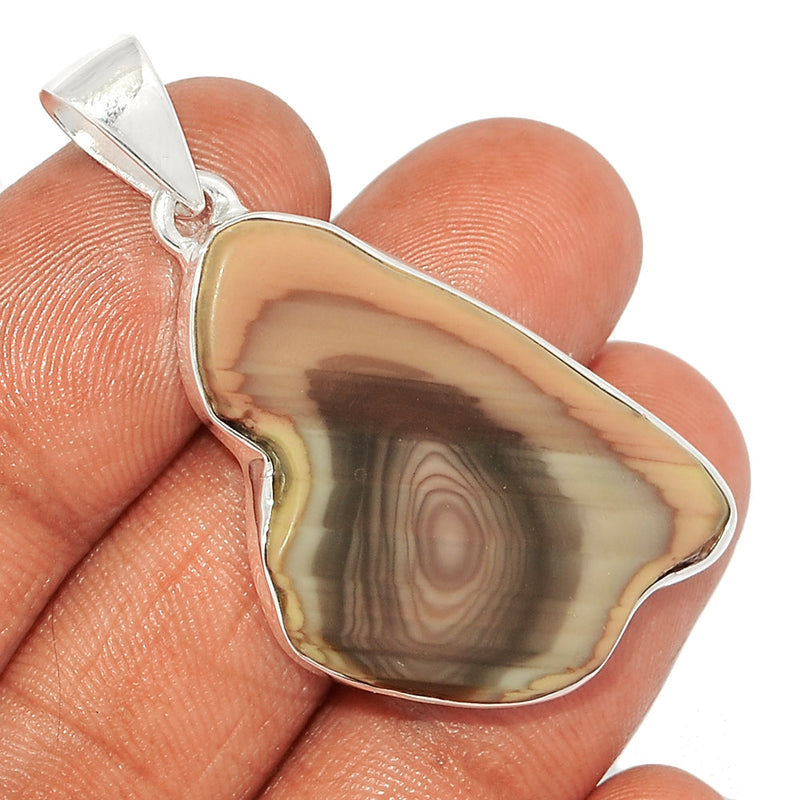 1.8" Imperial Jasper Slice Pendants - IJSP456