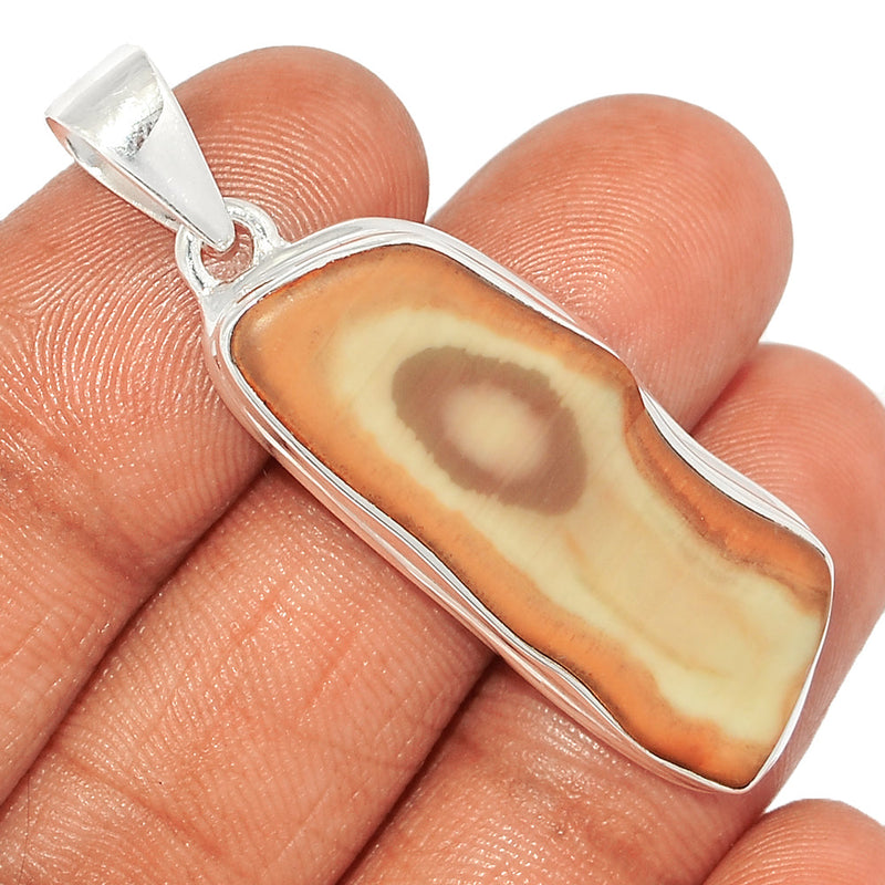 1.8" Imperial Jasper Slice Pendants - IJSP458