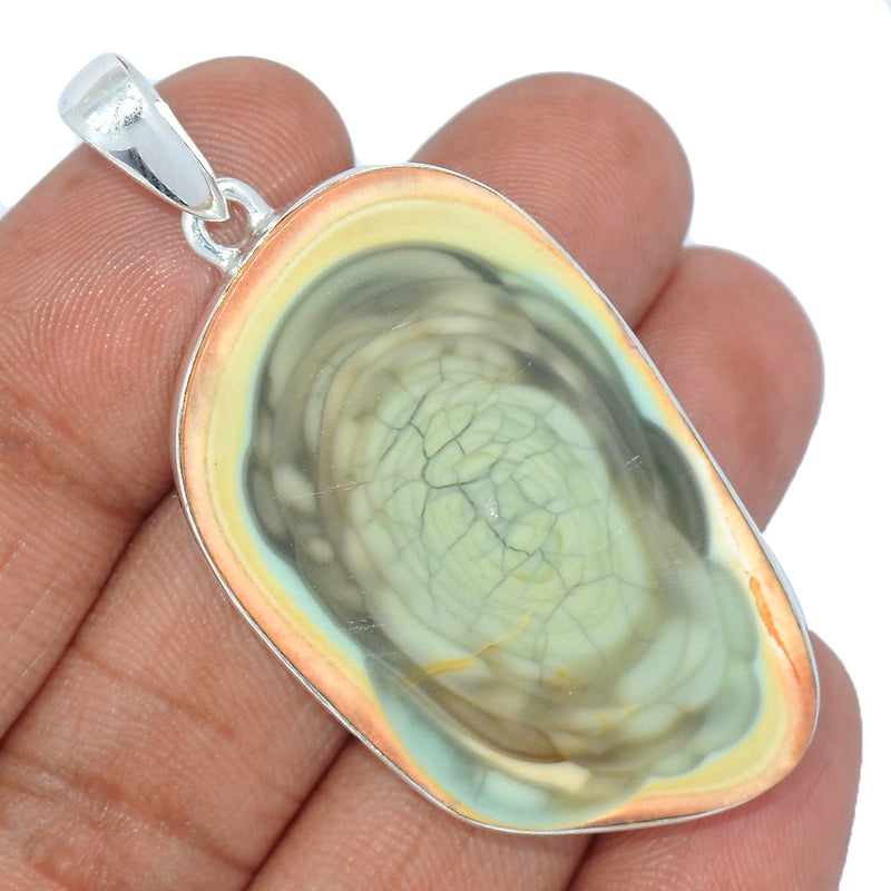 2.2" Imperial Jasper Slice Pendants - IJSP464