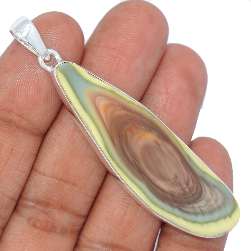 2.6" Imperial Jasper Slice Pendants - IJSP469