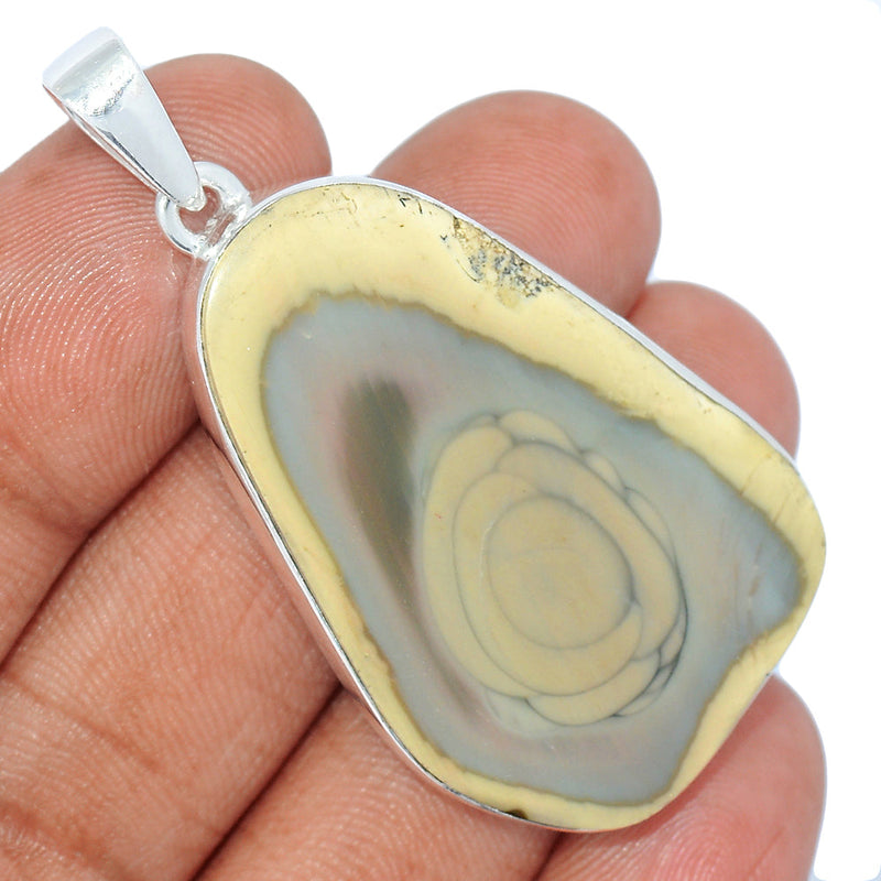 2.1" Imperial Jasper Slice Pendants - IJSP470