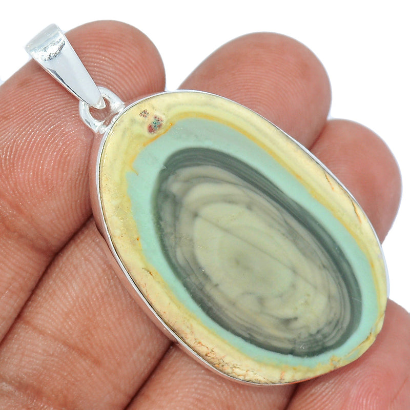 2.1" Imperial Jasper Slice Pendants - IJSP471