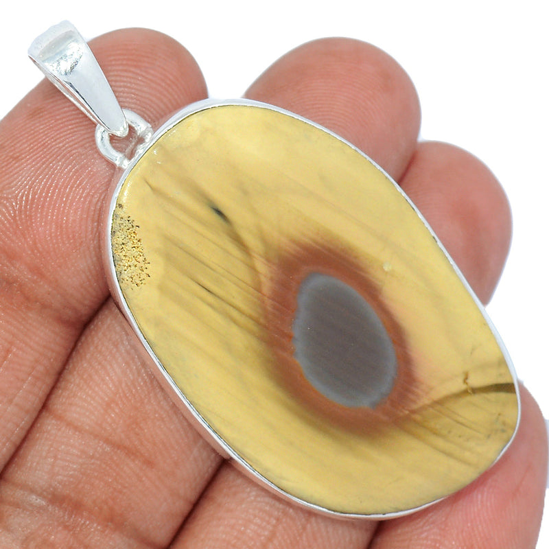 2.2" Imperial Jasper Slice Pendants - IJSP473