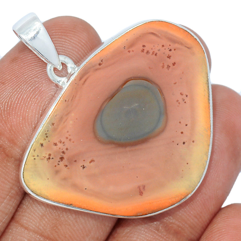 1.6" Imperial Jasper Slice Pendants - IJSP475