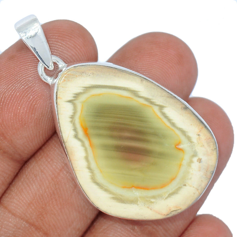 1.8" Imperial Jasper Slice Pendants - IJSP476