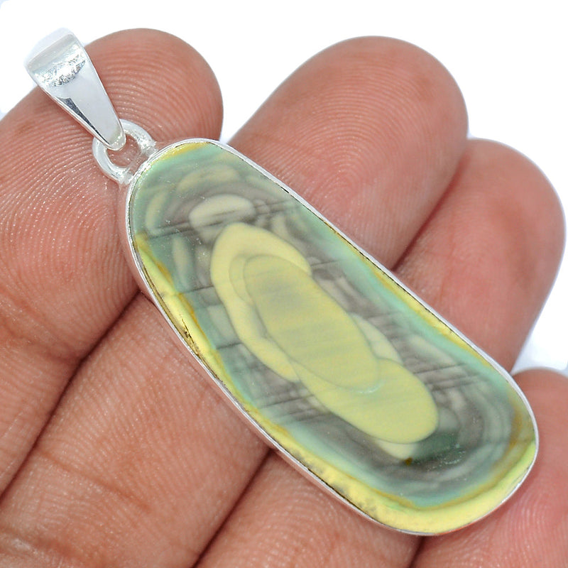 2.1" Imperial Jasper Slice Pendants - IJSP477