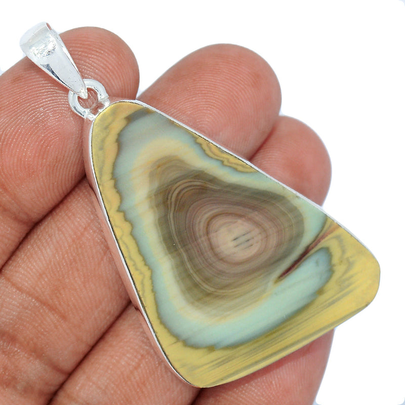 2.3" Imperial Jasper Slice Pendants - IJSP478