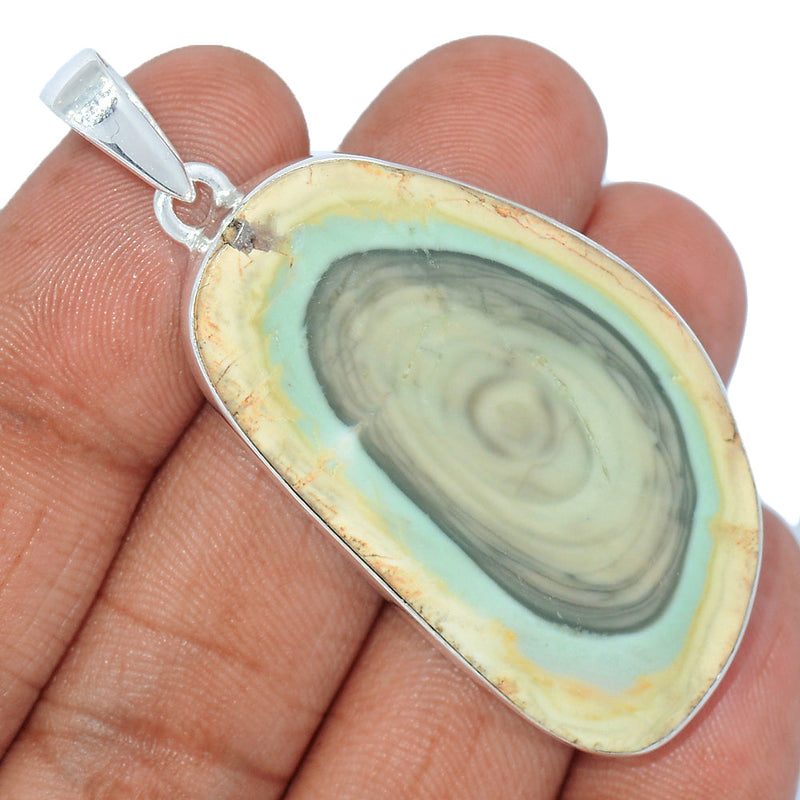 2.2" Imperial Jasper Slice Pendants - IJSP481