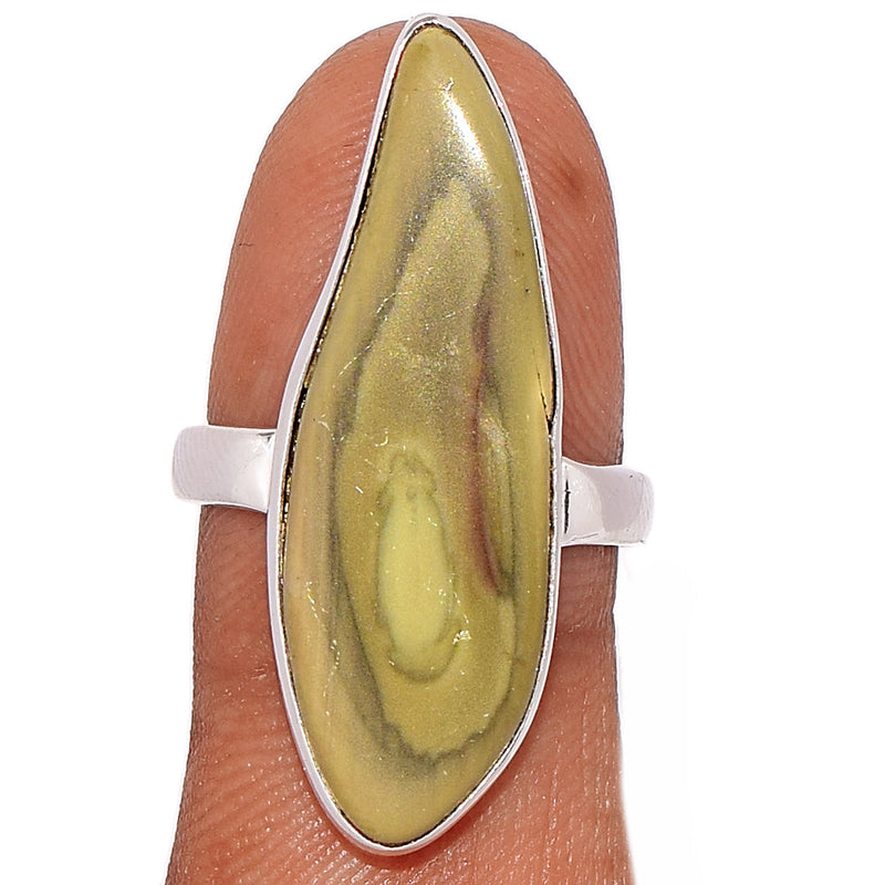 Imperial Jasper Slice Ring - IJSR154