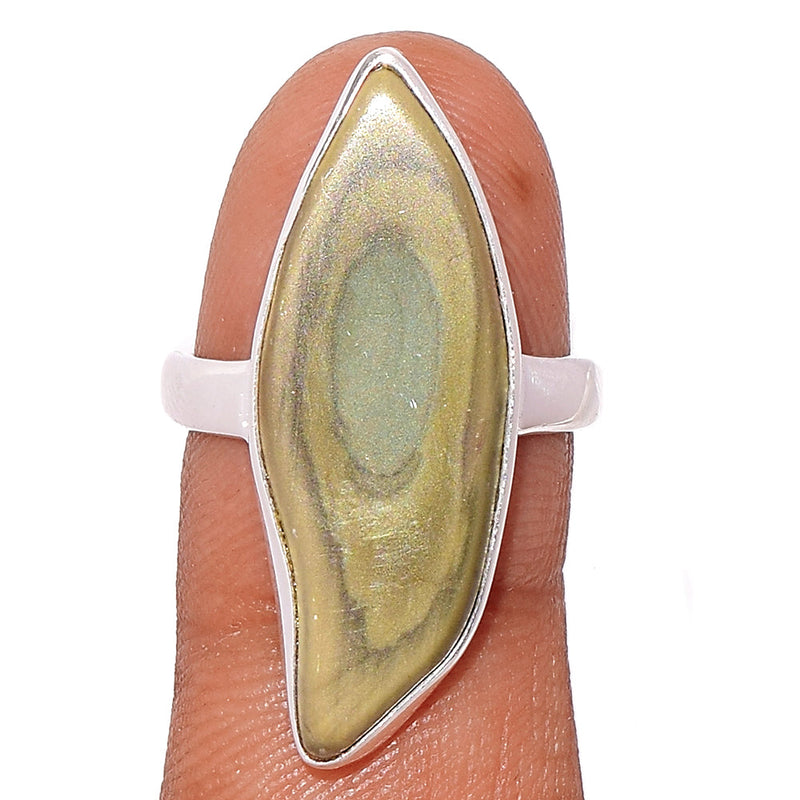 Imperial Jasper Slice Ring - IJSR172