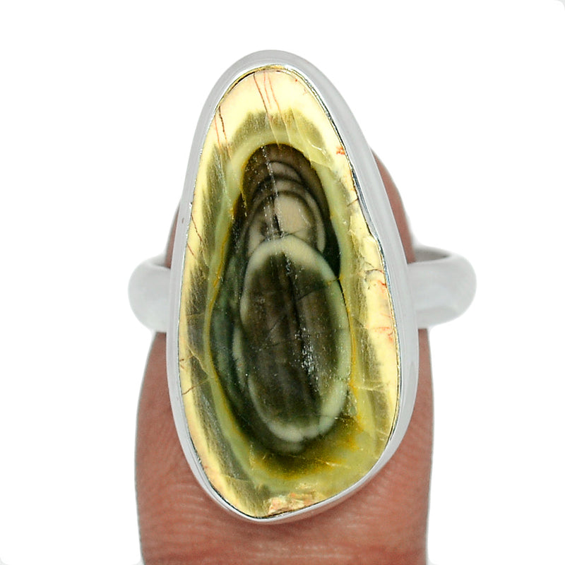 Imperial Jasper Slice Ring - IJSR192