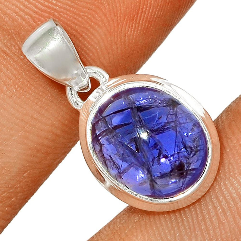 0.8" Iolite Cabochon Pendants - ILCP240