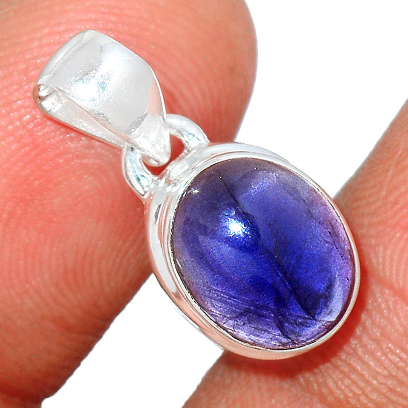 0.8" Iolite Cabochon Pendants - ILCP312