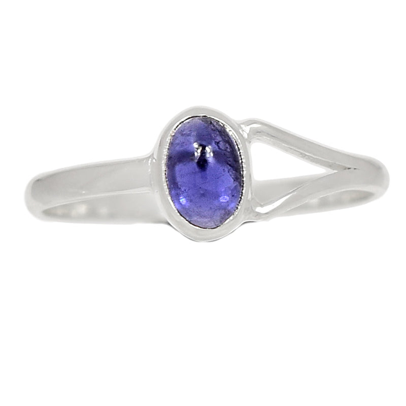 Small Plain - Iolite Cabochon Ring - ILCR214