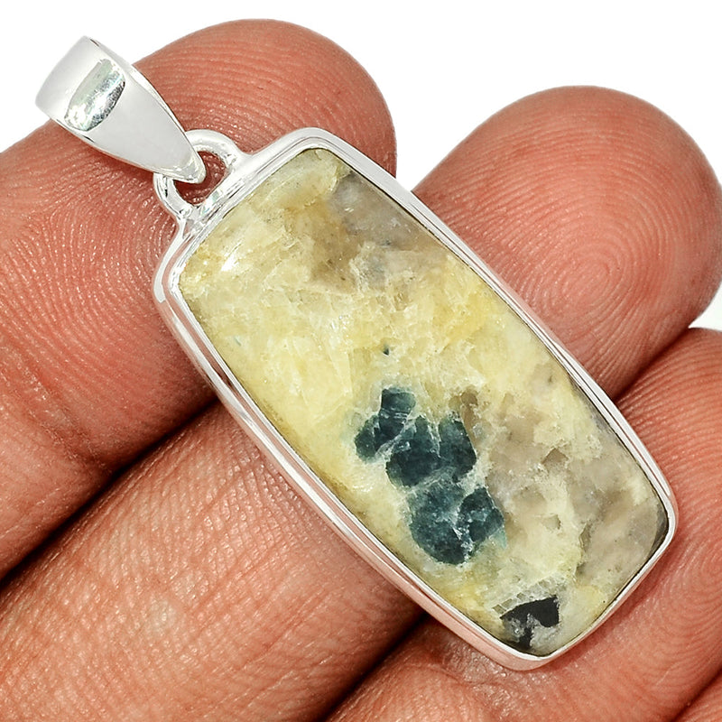 1.7" Indigo Light Tourmaline Smokey Quartz Pendants - ILSP43