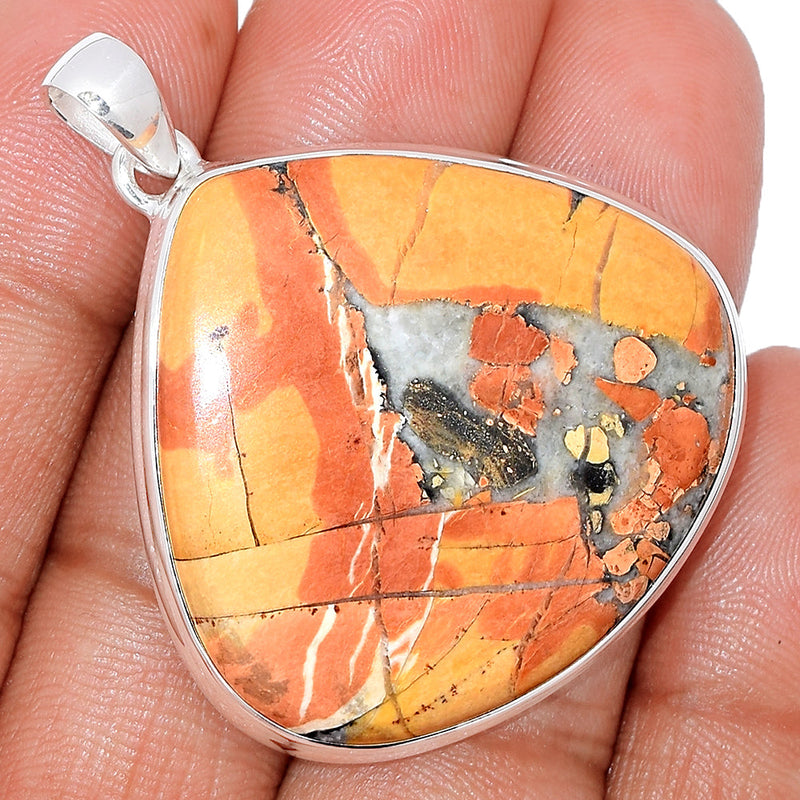 1.7" Indonesian Malingano Jasper Pendants - IMJP167