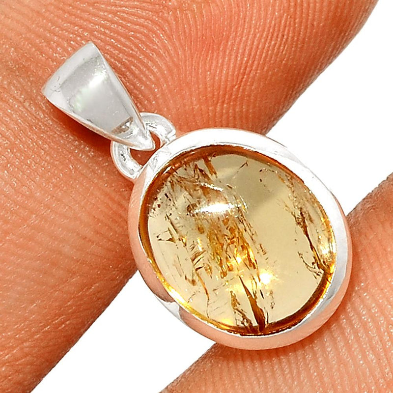 0.8" Imperial Topaz Cabochon Pendants - ITCP11