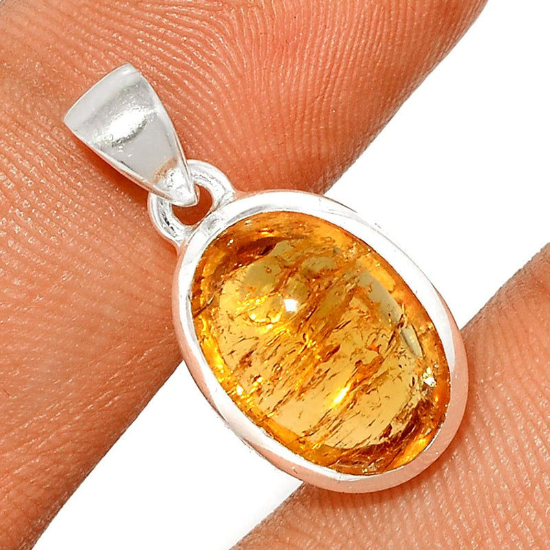 0.8" Imperial Topaz Cabochon Pendants - ITCP12