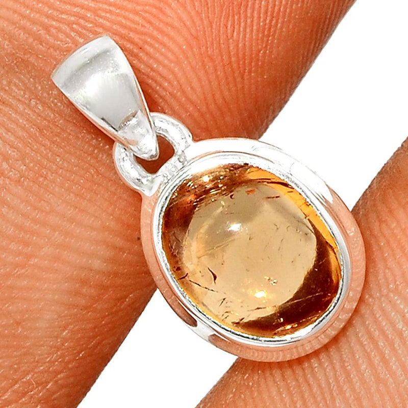 0.7" Imperial Topaz Cabochon Pendants - ITCP13