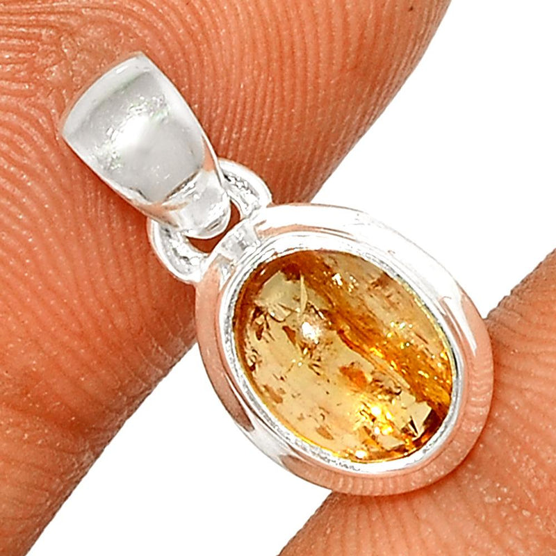 0.7" Imperial Topaz Cabochon Pendants - ITCP18
