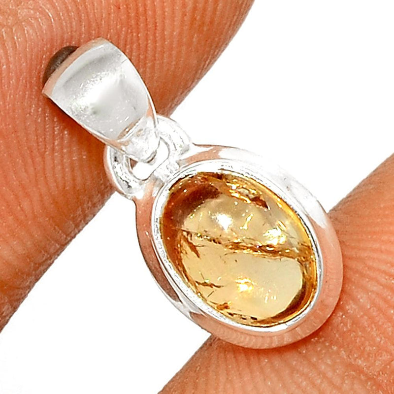 0.6" Imperial Topaz Cabochon Pendants - ITCP22