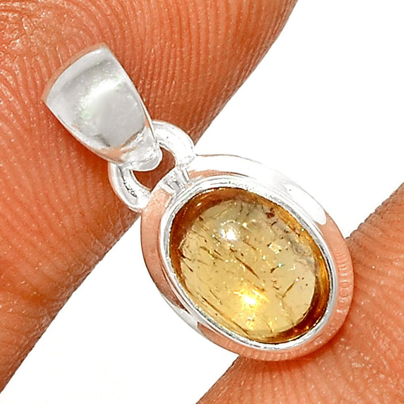 0.7" Imperial Topaz Cabochon Pendants - ITCP24